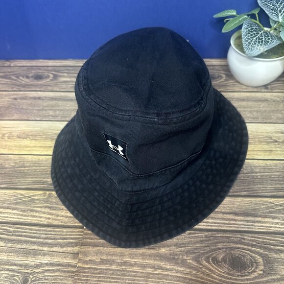 Under Armour Men's Branded Bucket Hat NWT Size M/L (Black) (1376704) - Picture 4 of 9